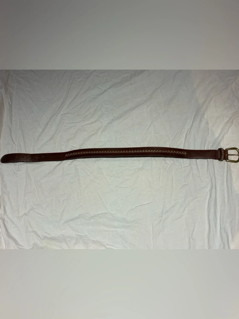 Genuine Brass and Leather Children’s Belt